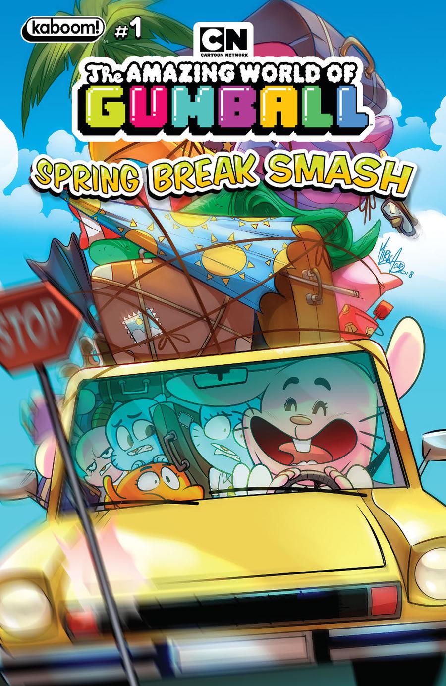 Amazing World Of Gumball Spring Break Smash #1 Cover A Regular Mirka Andolfo Cover