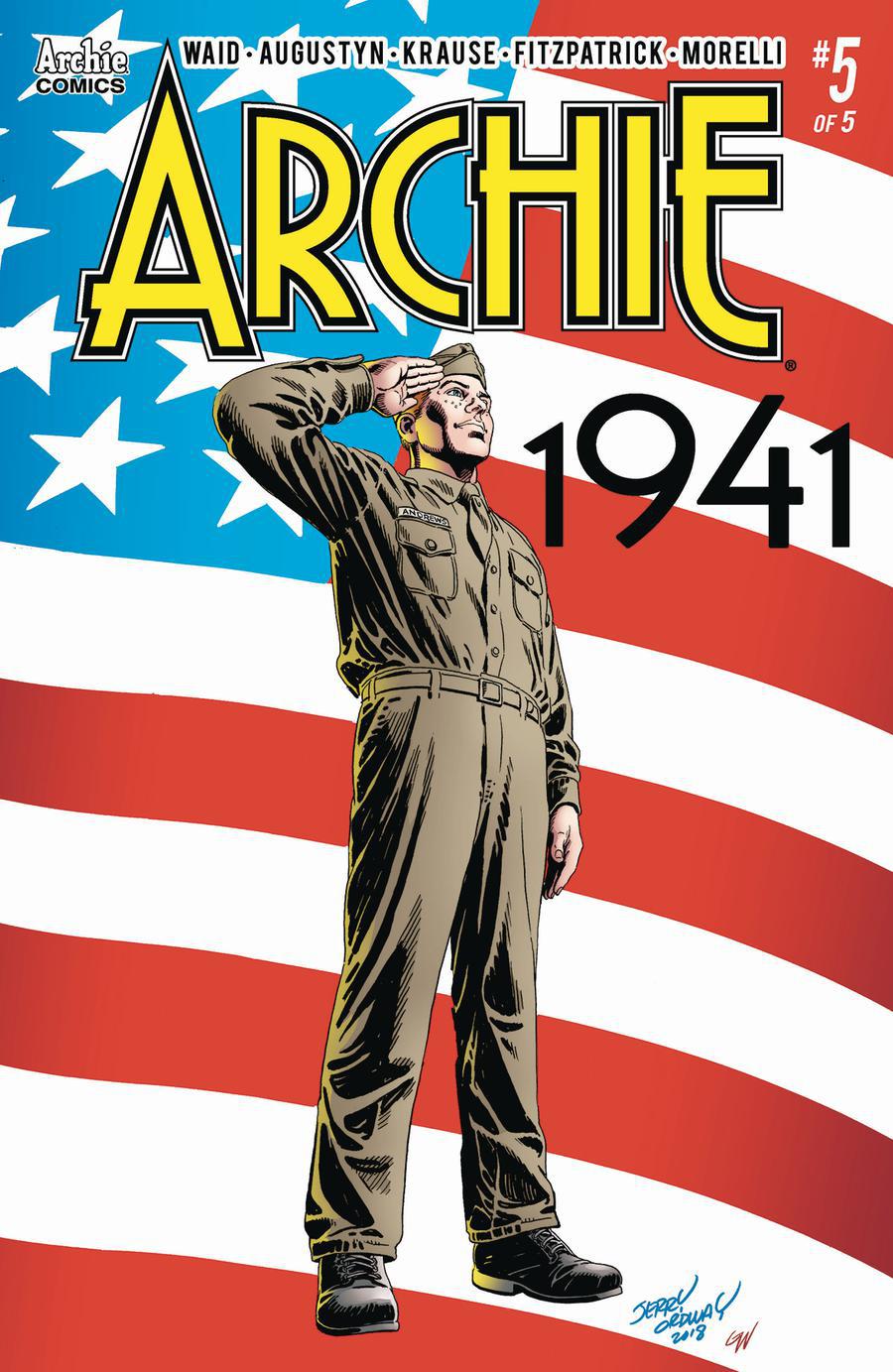 Archie 1941 #5 Cover C Variant Jerry Ordway & Glenn Whitmore Cover