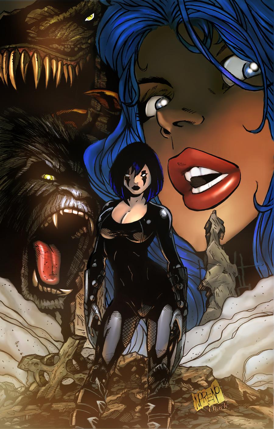 Cavewoman Razors Run #1 Cover G Variant Jonathan Moreno Cover