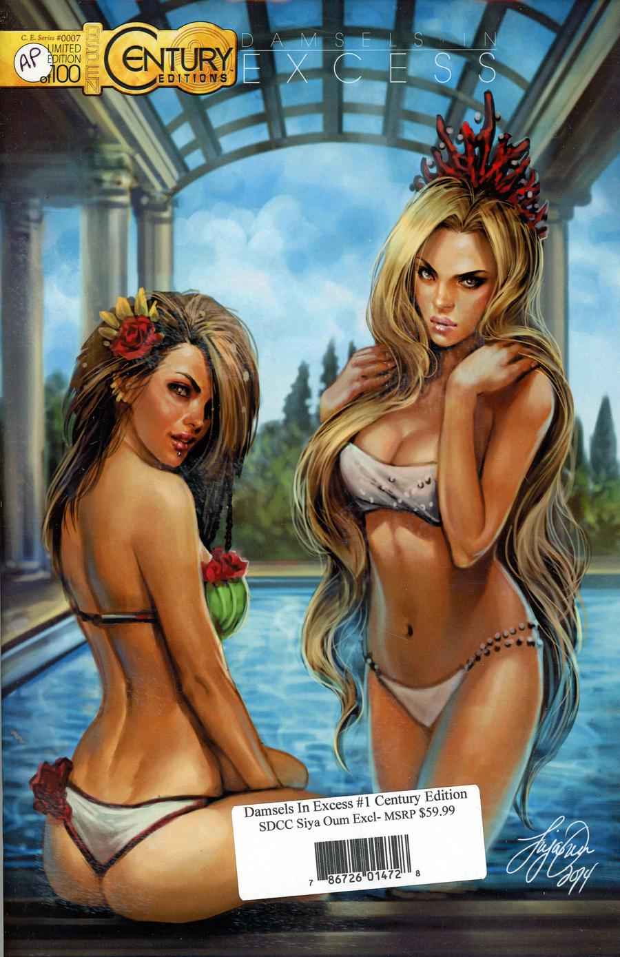 Damsels In Excess #1 Cover E Comic-Con International San Diego Century Edition Variant Cover