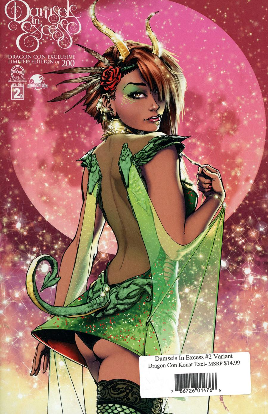 Damsels In Excess #2 Cover D Dragon Con 2014 Limited Edition Variant Cover