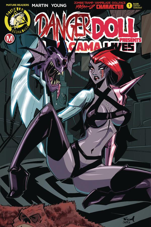 Danger Doll Squad Presents Amalgama Lives #1 Cover C Variant David Harrigan Cover