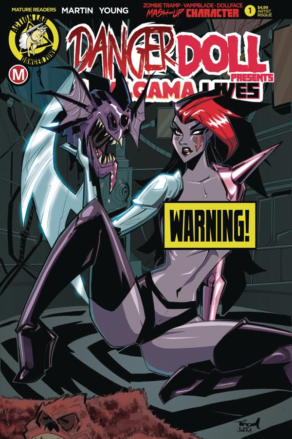 Danger Doll Squad Presents Amalgama Lives #1 Cover D Variant David Harrigan Risque Cover