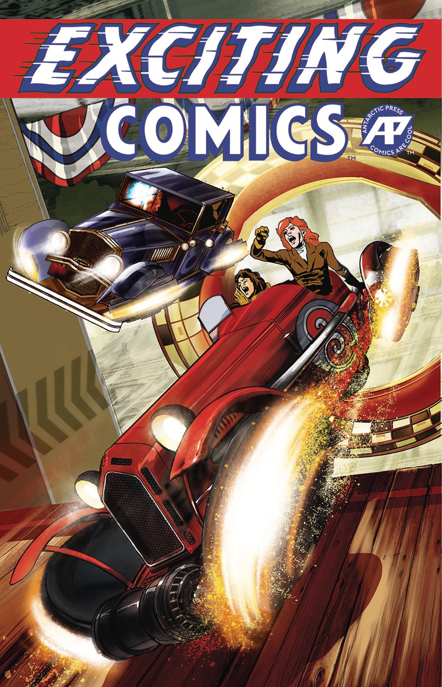 Exciting Comics Vol 2 #1 Cover E Variant Speedway Cover