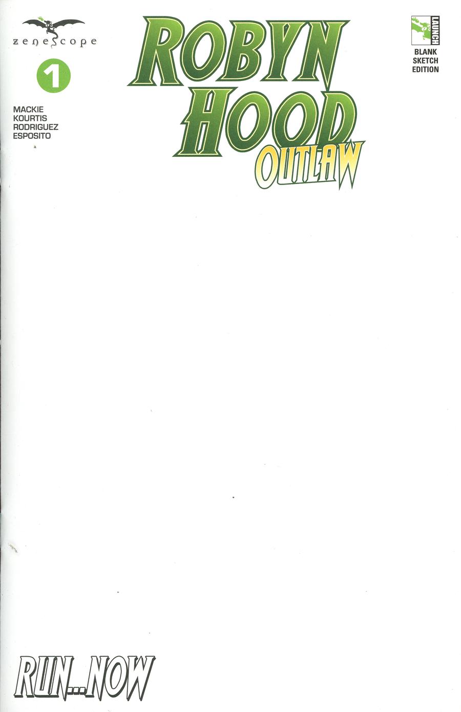 Grimm Fairy Tales Presents Robyn Hood Outlaw #1 Cover F Blank