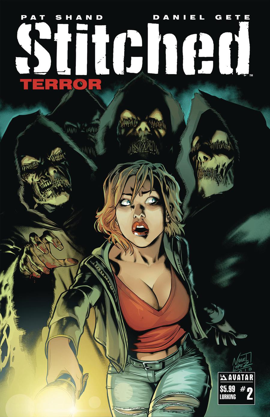 Stitched Terror #2 Cover C Lurking Cover
