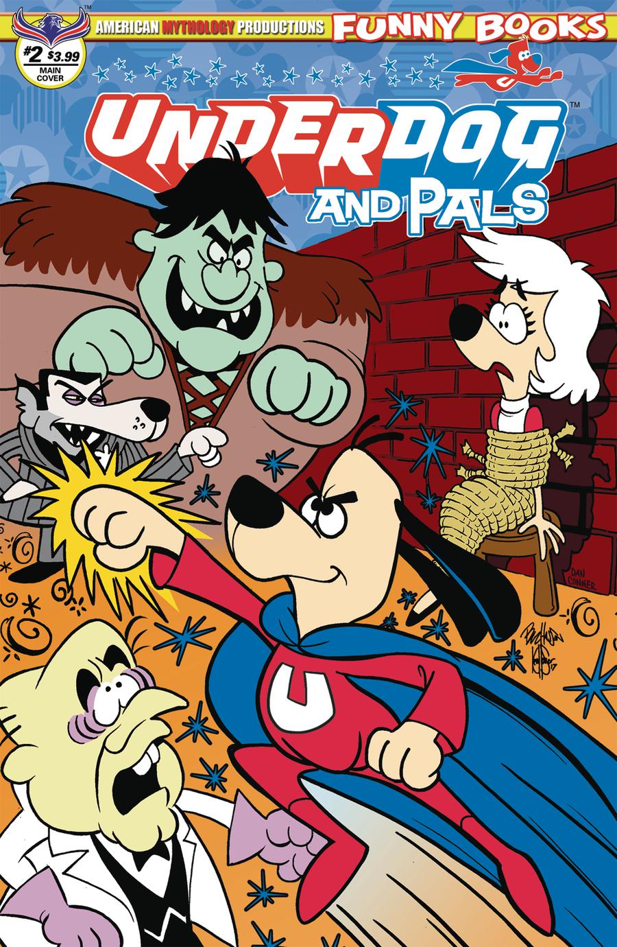 Underdog & Pals #2 Cover A Regular Buz Hasson & Ken Haeser Saves The Day Cover