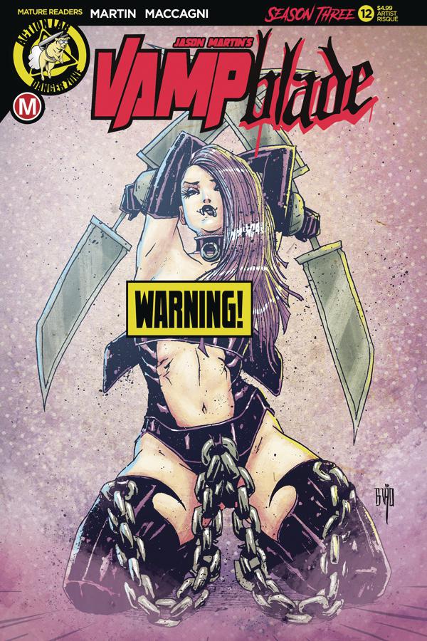 Vampblade Season 3 #12 Cover D Variant Brao Risque Cover