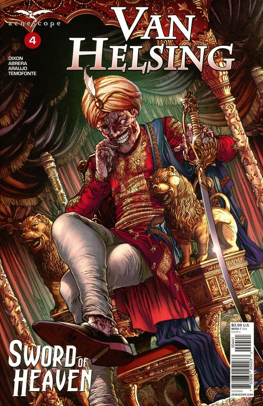 Grimm Fairy Tales Presents Van Helsing Sword Of Heaven #4 Cover D Harvey Tolibao