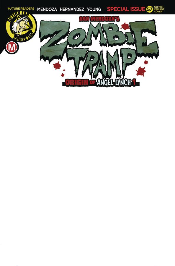 Zombie Tramp Vol 2 #57 Cover G Variant Blank Cover