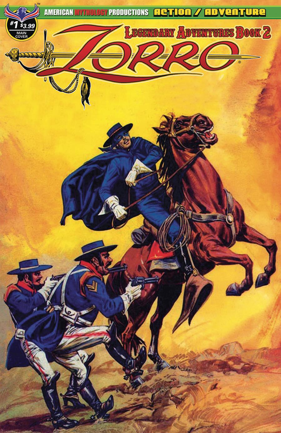 Zorro Legendary Adventures Book 2 #1 Cover A Regular Francisco Cueto Cover