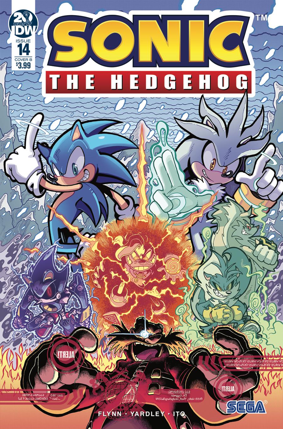 Sonic The Hedgehog Vol 3 #14 Cover B Variant Jonathan Gray Cover