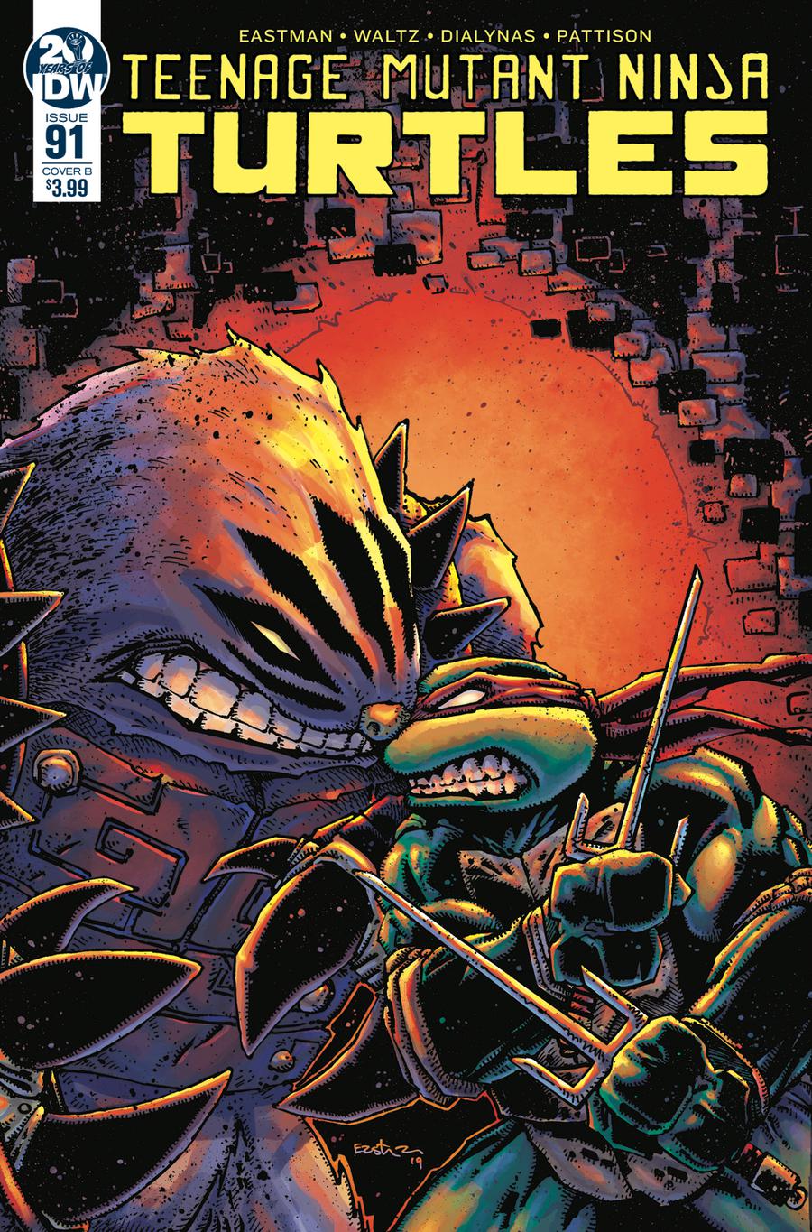 Teenage Mutant Ninja Turtles Vol 5 #91 Cover B Variant Kevin Eastman Cover