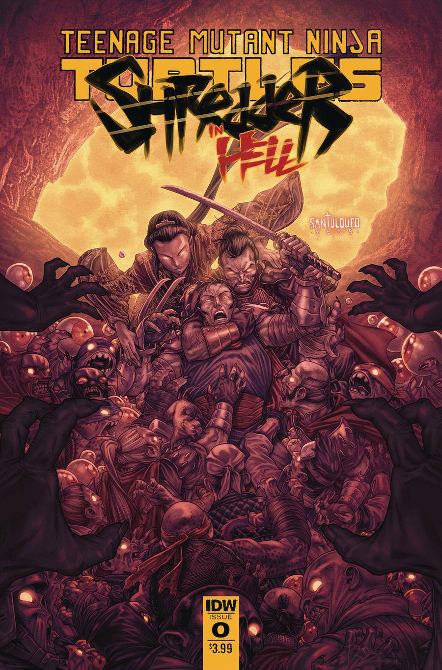 Teenage Mutant Ninja Turtles Shredder In Hell #2 Cover A Regular Mateus Santolouco Cover