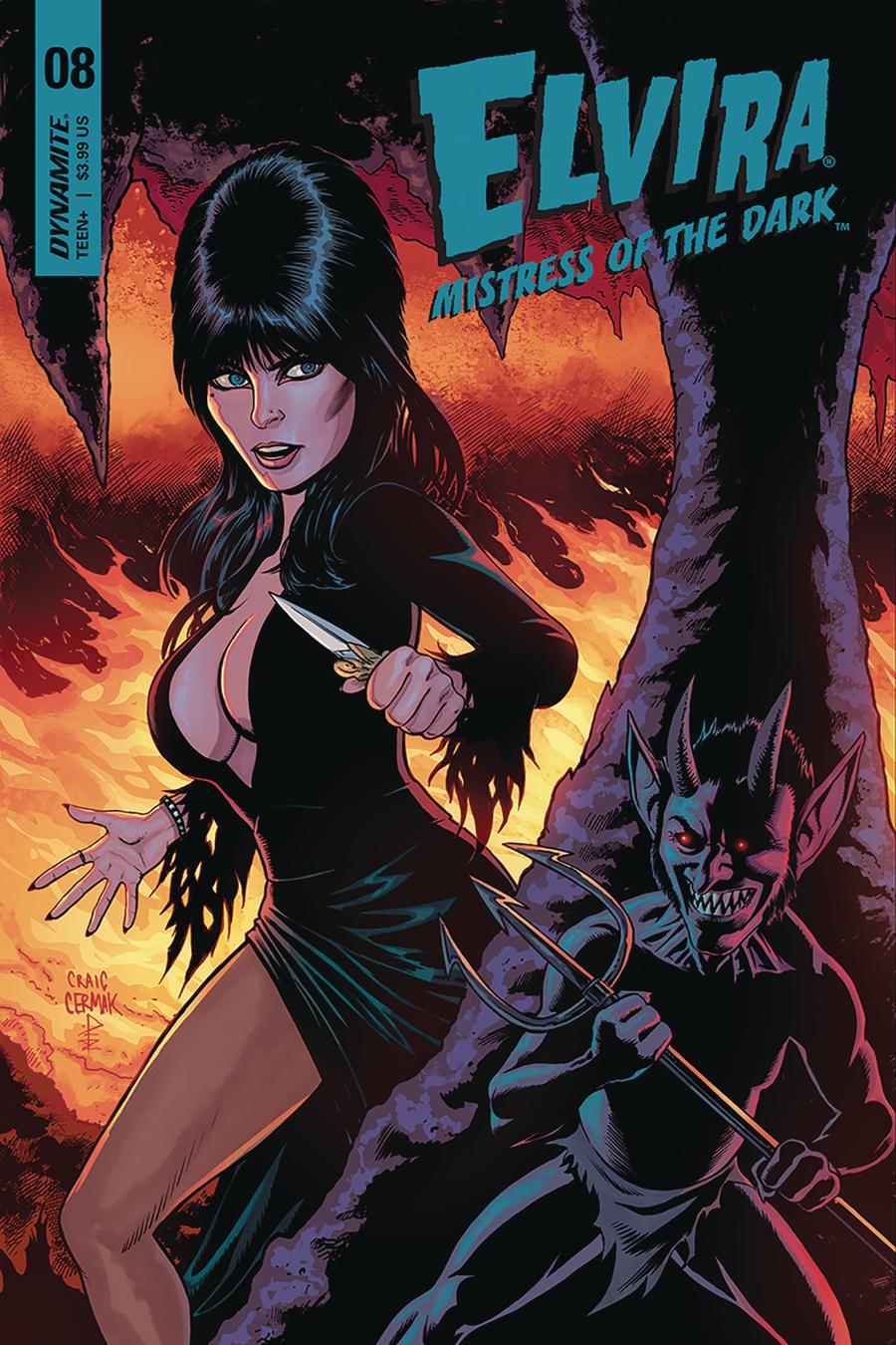 Elvira Mistress Of The Dark Vol 2 #8 Cover B Variant Craig Cermak Cover