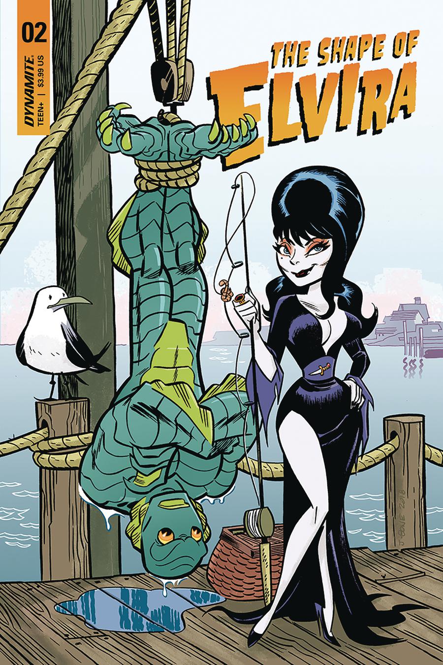 Elvira Shape Of Elvira #2 Cover B Variant J Bone Cover