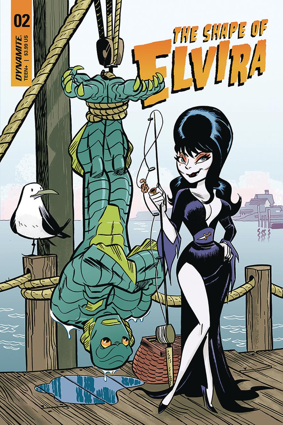 Elvira Shape Of Elvira #2 Cover B Variant J Bone Cover