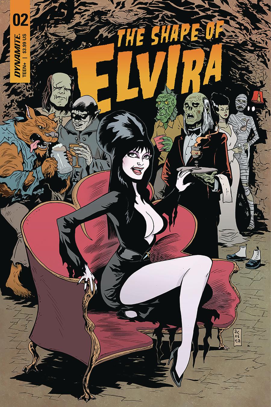 Elvira Shape Of Elvira #2 Cover C Variant Dave Acosta Cover