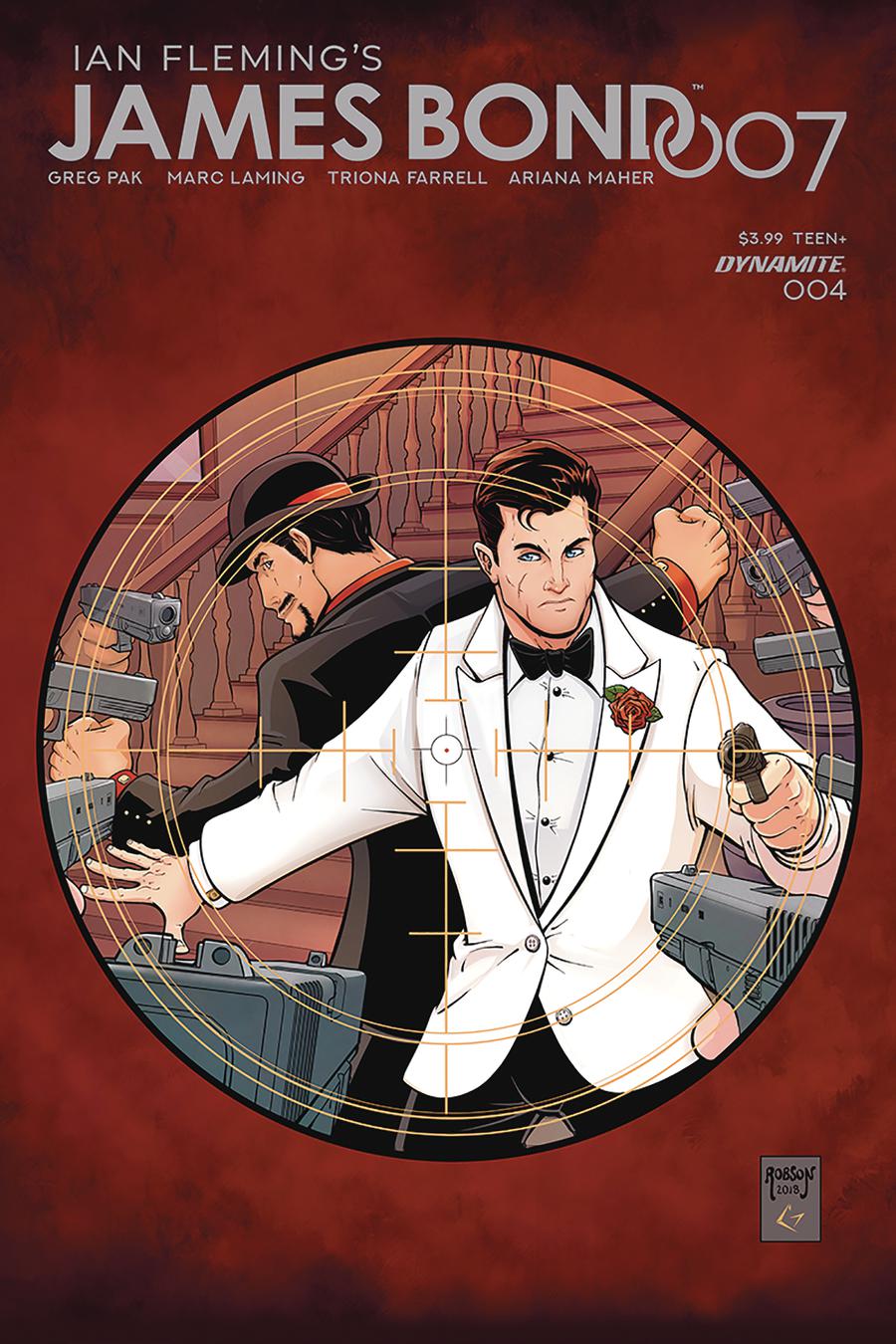 James Bond 007 #4 Cover B Variant Will Robson Cover