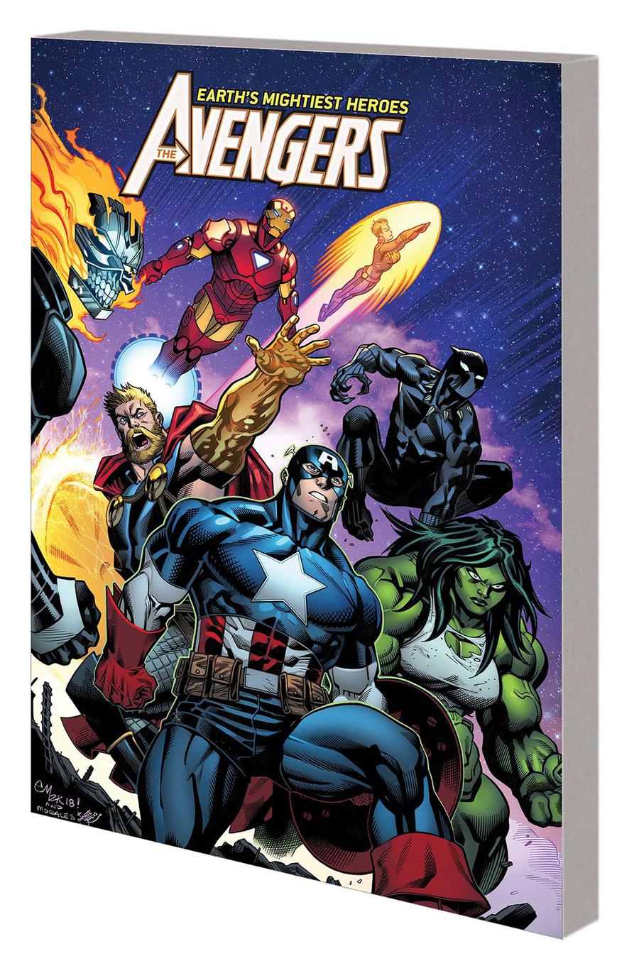 Avengers By Jason Aaron Vol 2 World Tour TP Book Market Ed McGuinness Cover