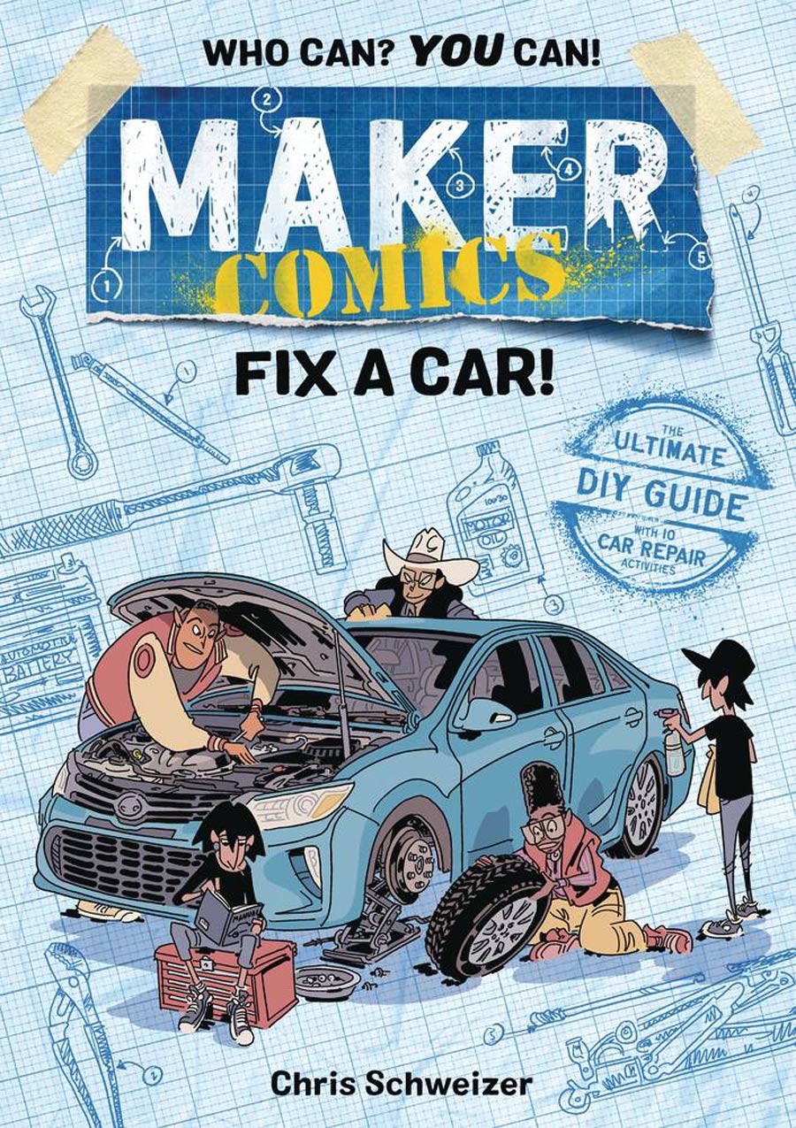 Maker Comics Fix A Car HC