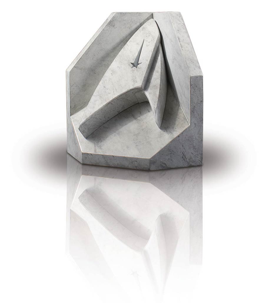 Star Trek Discovery Starfleet Emblem Stoneworks Bookend