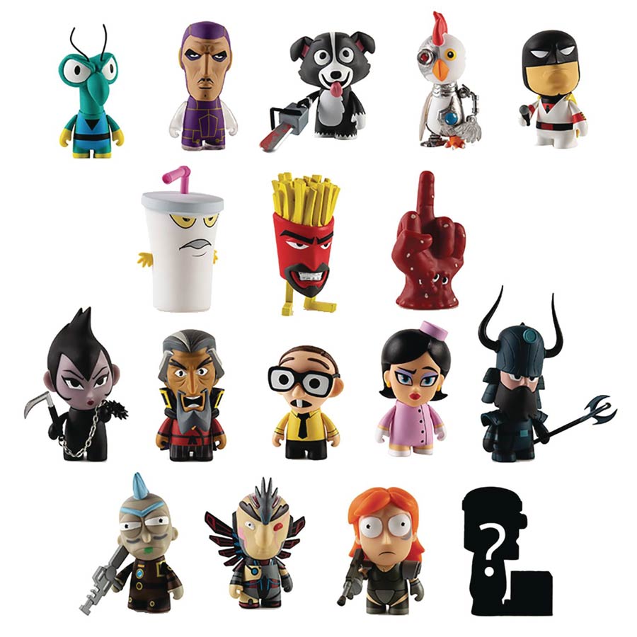 Adult Swim Mini Figure Series 2 Blind Mystery Box 24-Piece Display