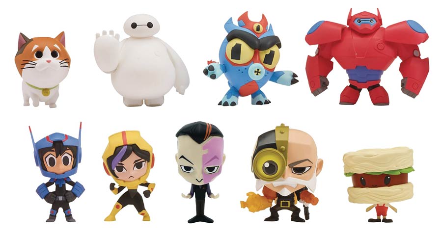 Big Hero 6 The Series Chibi Single Figure Blind Mystery Box Wave 1 Assortment Case