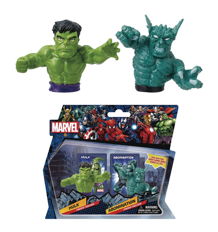 Marvel Heroes Finger Fighters - Hulk vs Abomination