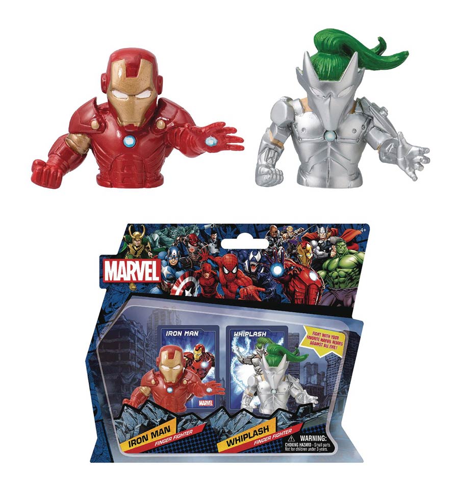 Marvel Heroes Finger Fighters - Iron Man vs Whiplash