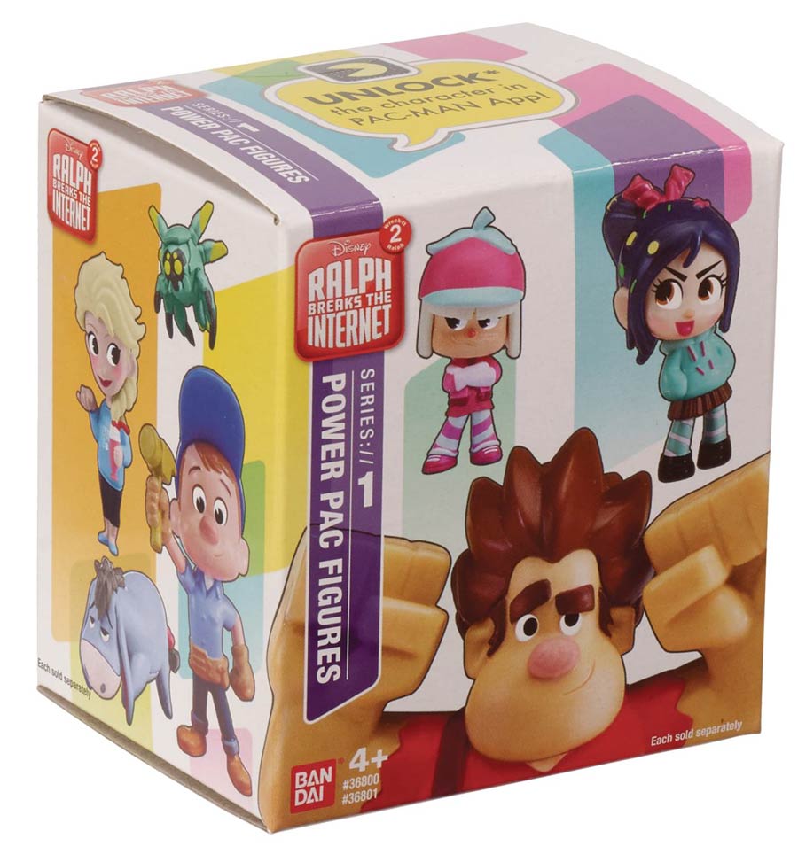 Ralph Breaks The Internet Power Pac Figure Blind Mystery Box Series 1 Assortment Case
