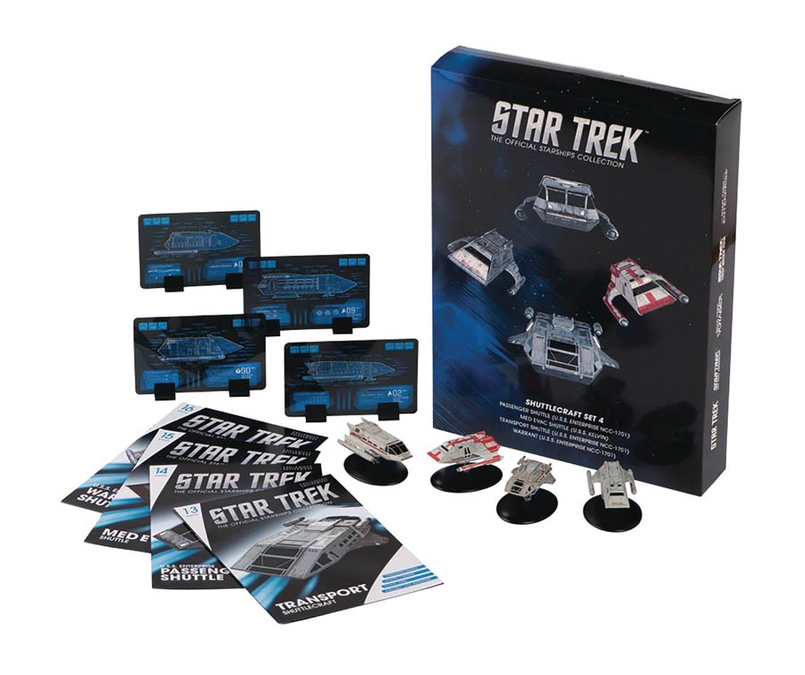 Star Trek Starships Figurine Collection Mag Set #7 Shutttlecraft Part 4