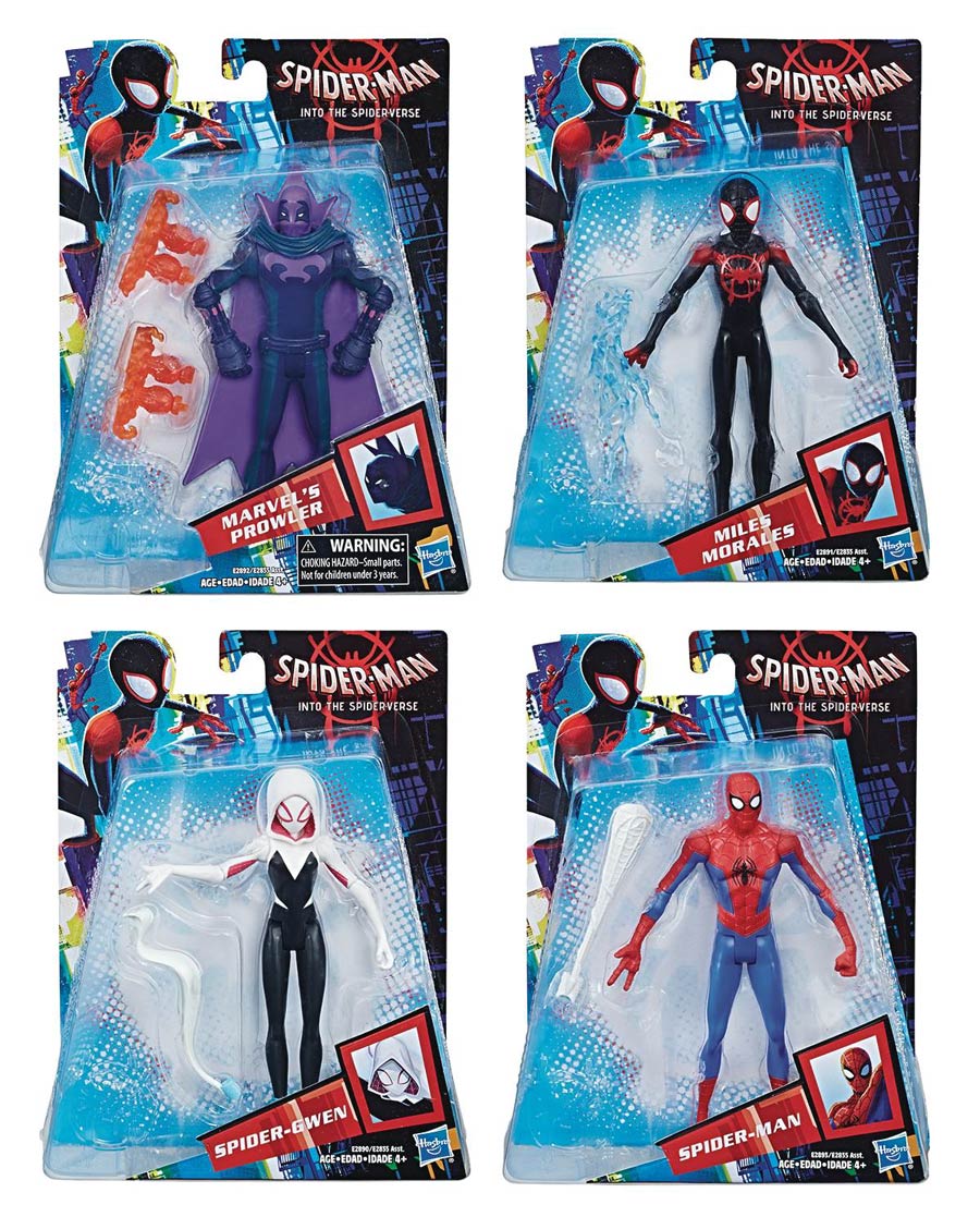 Spider-Man Into The Spider-Verse 6-Inch Action Figure Assortment Case 201801