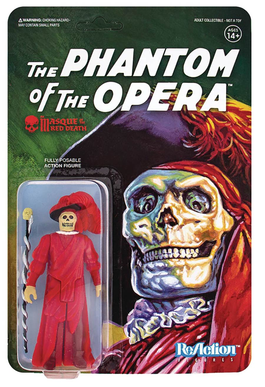 Universal Monsters ReAction Figure Wave 1 - Phantom Of The Opera Masque Of The Red Death