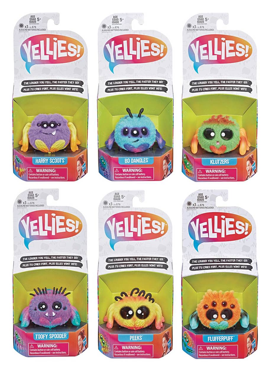 Yellies Spider Mini Figure Assortment Case 201801