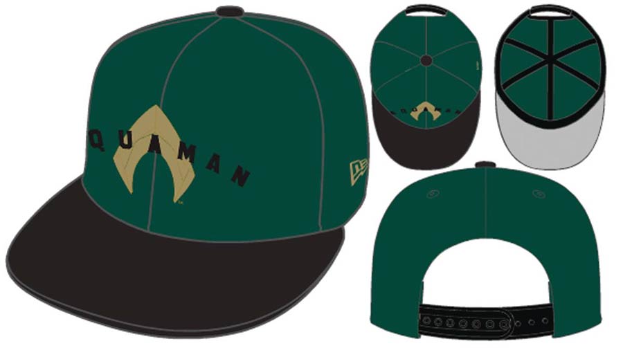 Aquaman Movie Dark Green 9Fifty Snapback Cap