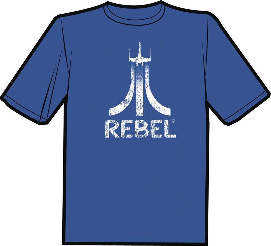 8-Bit Rebels Backlit T-Shirt Large