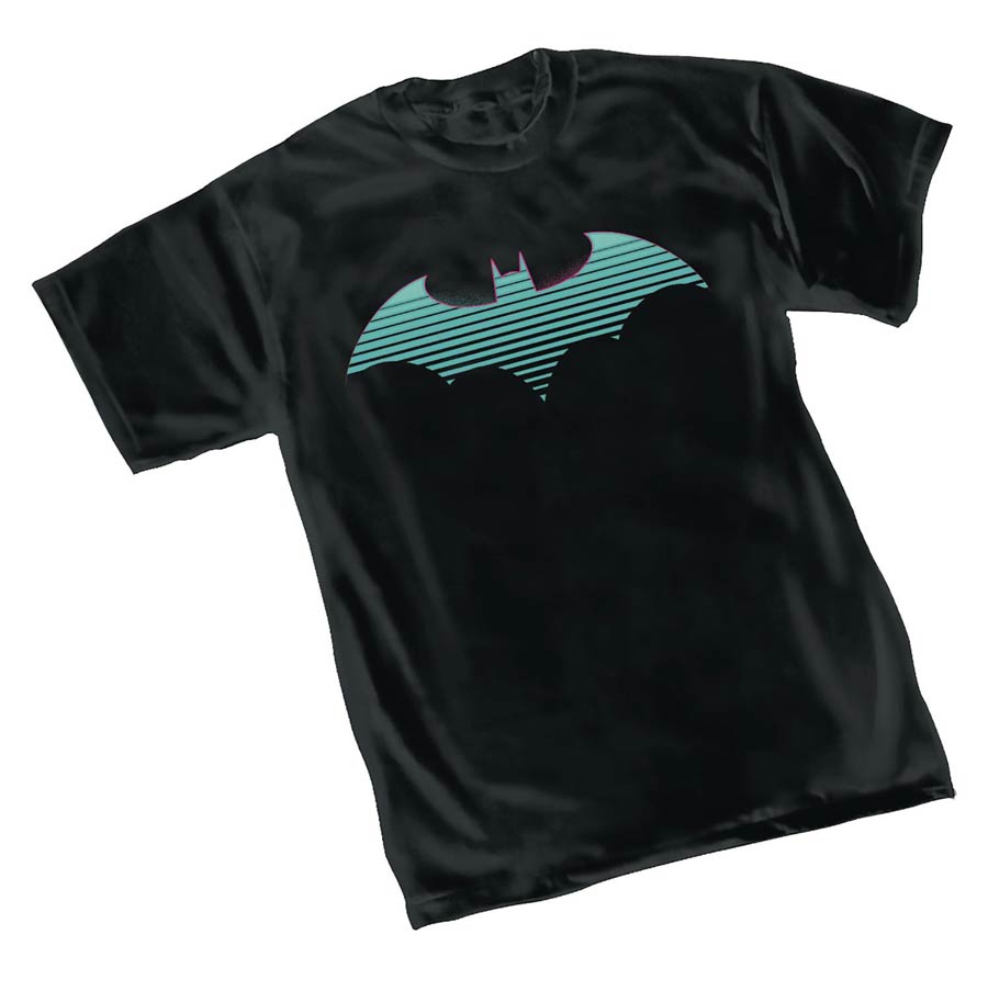 Batman Neon Symbol T-Shirt Large