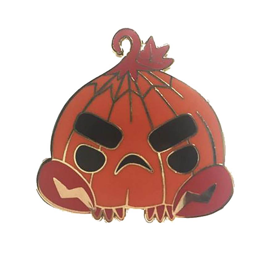 Inki-Drop Enamel Pin - Crab O Lantern