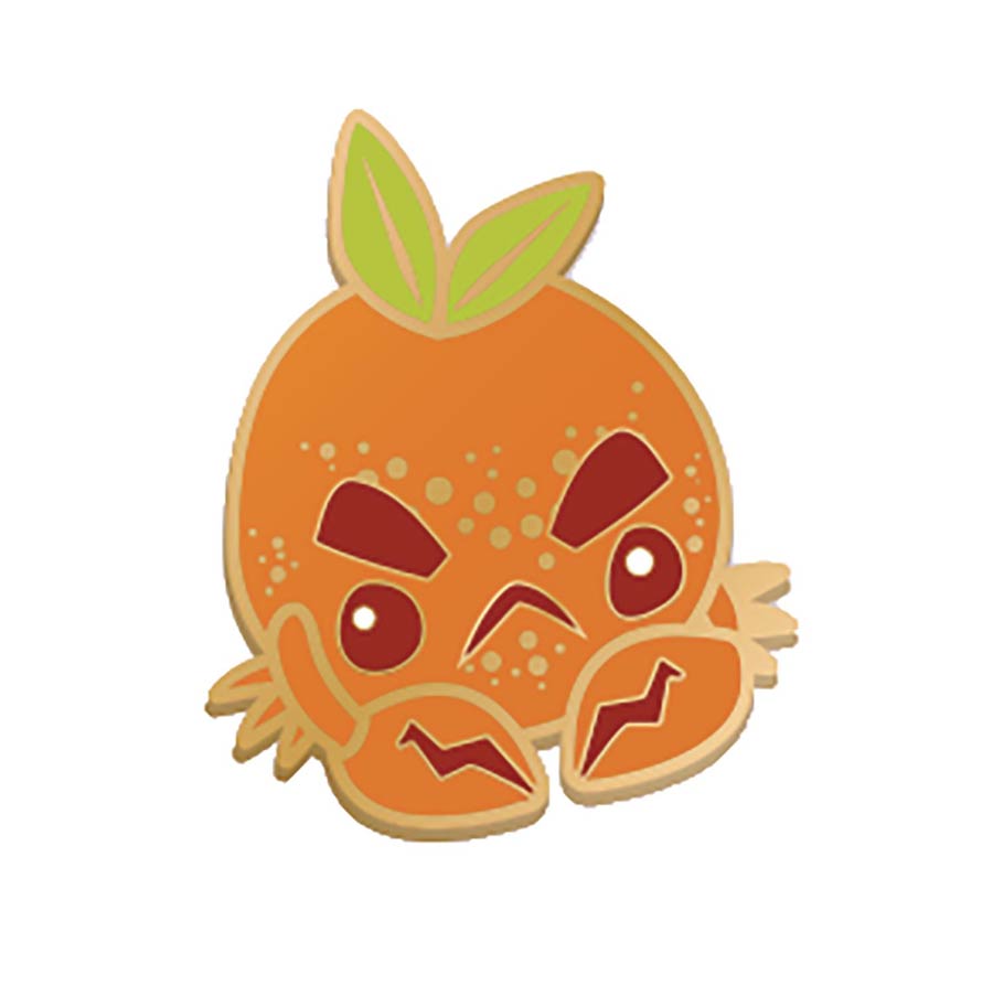 Inki-Drop Enamel Pin - Orange Crab