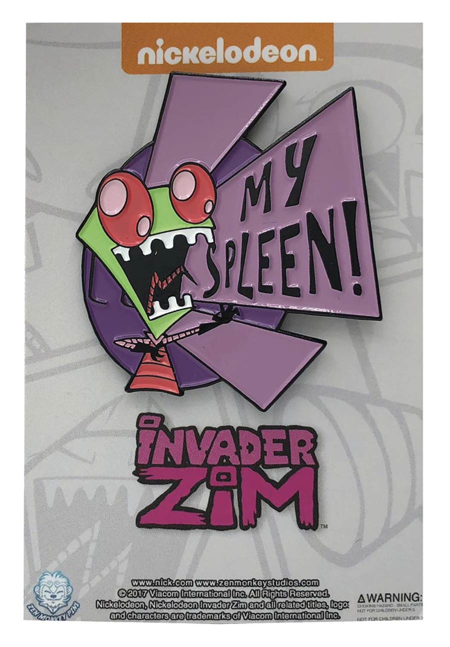 Invader Zim Enamel Pin - My Spleen