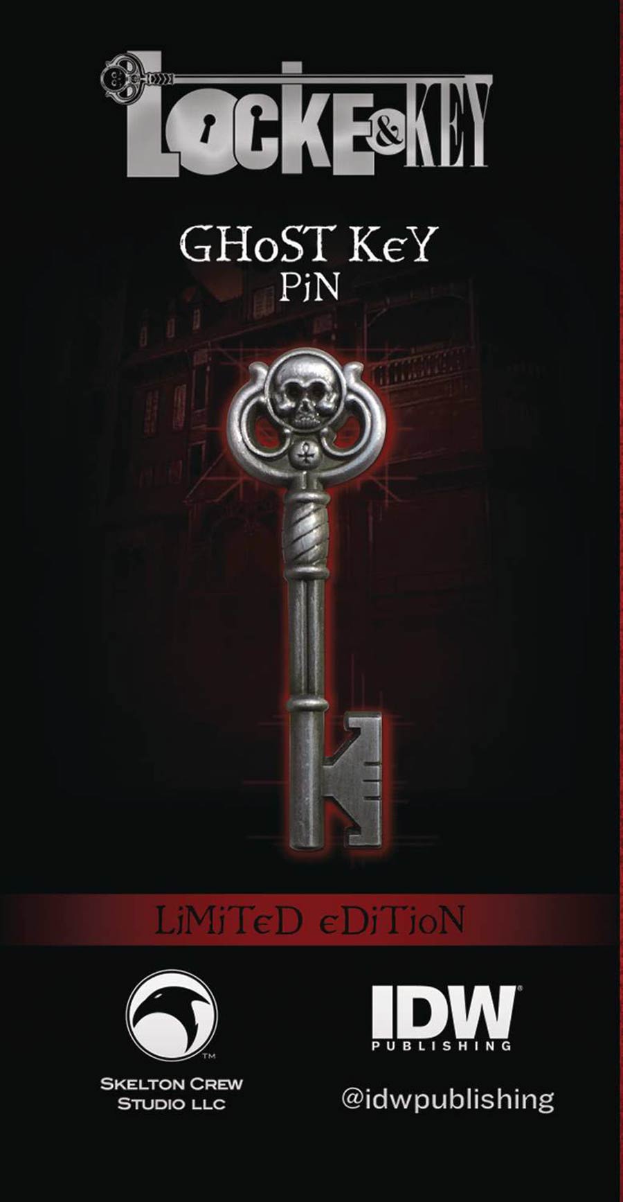 Locke & Key Ghost Key Limited Edition Enamel Pin