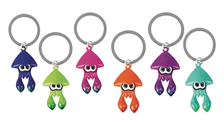 Nintendo Splatoon Keychain Blind Mystery Box 24-Piece Display