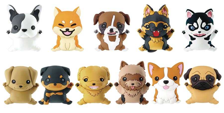 Puppies Figural Keyring Series 1 Blind Mystery Box 24-Piece Display