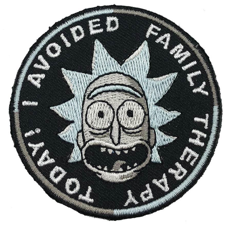 Rick And Morty Patch - I Avoided Family Therapy