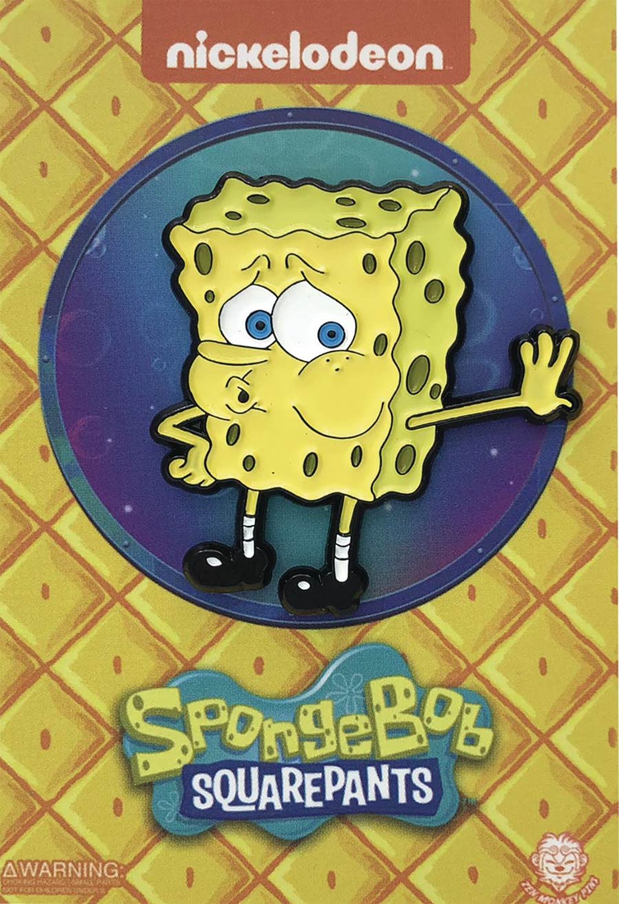 SpongeBob SquarePants Pin - Anxious SpongeBob