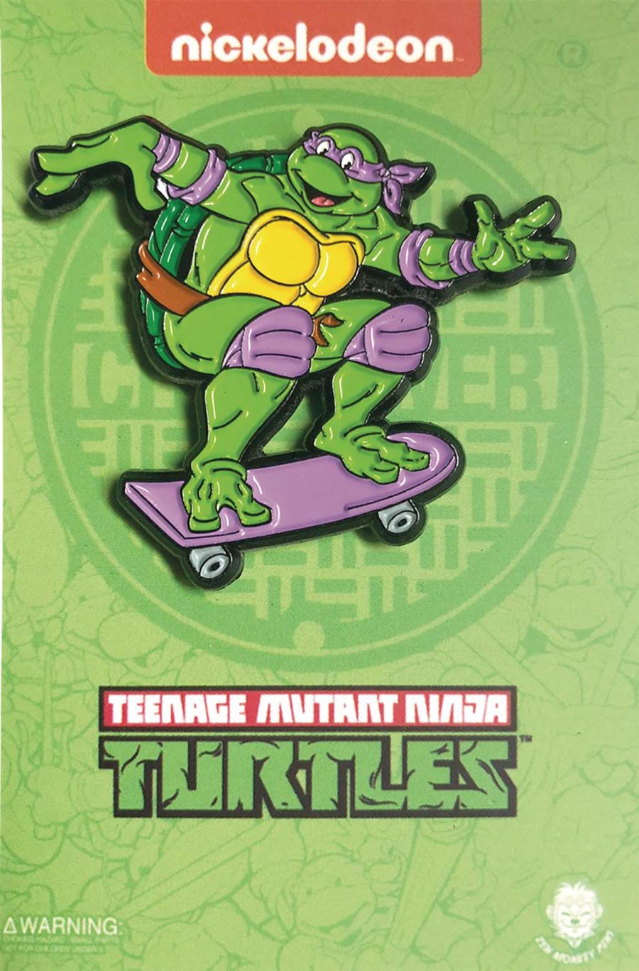 Teenage Mutant Ninja Turtles Skateboarding Pin - Donatello
