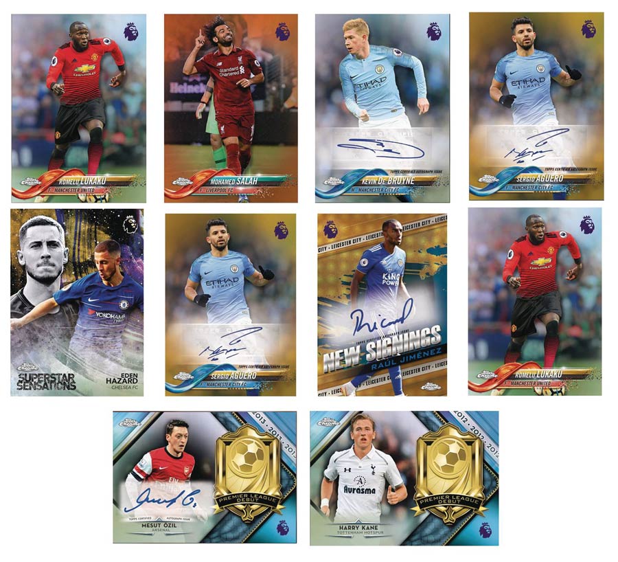 Topps 2018-2019 Premier League Chrome Trading Cards Box