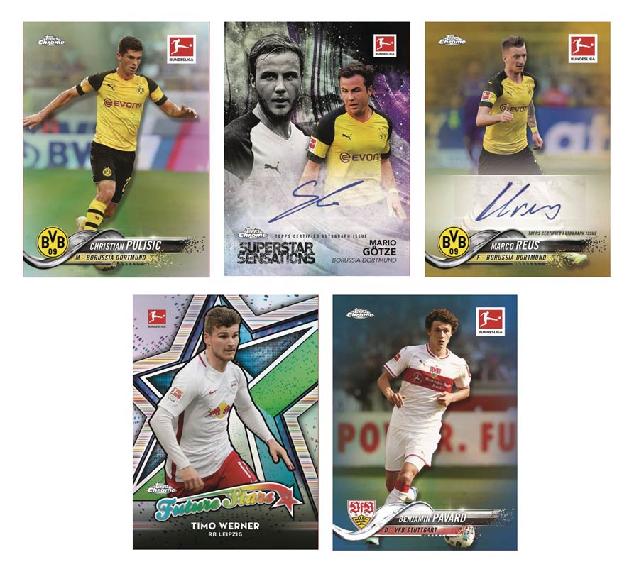 Topps 2019 Chrome Bundesliga Soccer Trading Cards Box