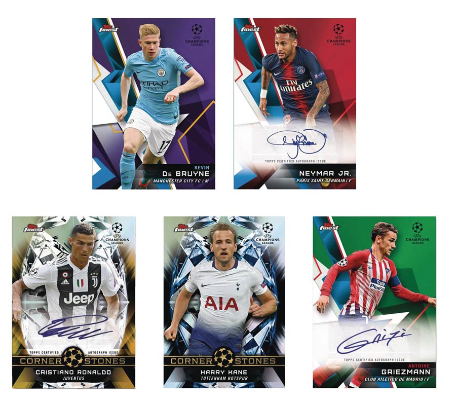 Topps 2019 Finest UEFA Champions League Soccer Trading Cards Box